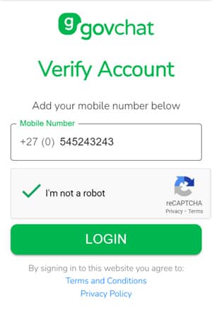 GovChat SASSA Application Form for SRD Grant