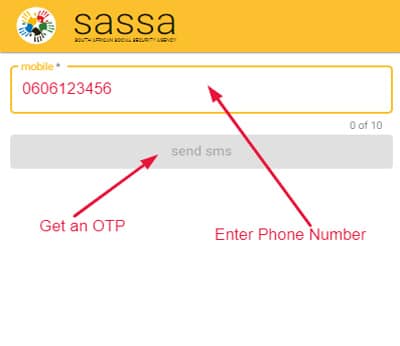 SASSA Application Online Using the SRD Website - Step 3