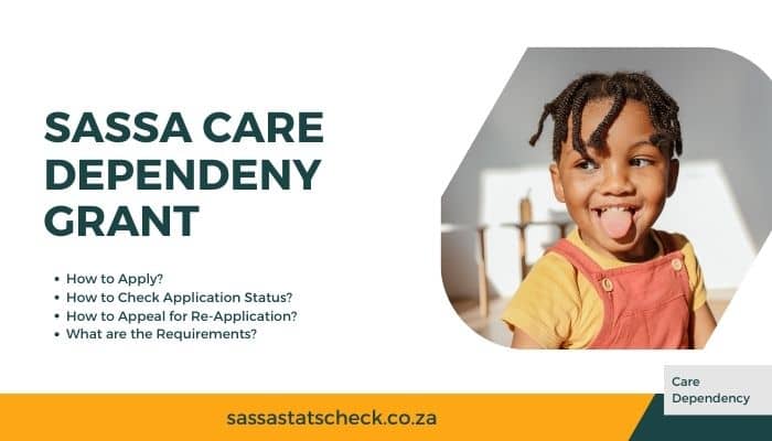 SASSA Care Dependency Grant Status Check