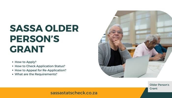 SASSA Older Person’s Grant
